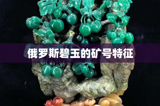 俄罗斯碧玉的矿号特征