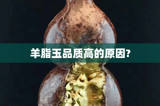 羊脂玉品质高的原因?