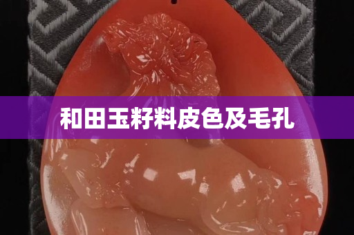和田玉籽料皮色及毛孔