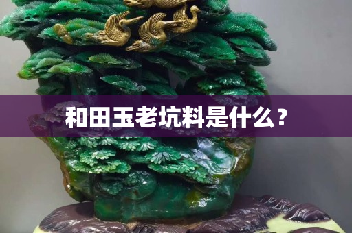 和田玉老坑料是什么？