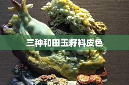 三种和田玉籽料皮色