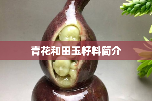 青花和田玉籽料简介