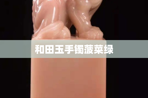 和田玉手镯菠菜绿