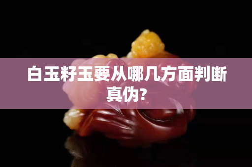 白玉籽玉要从哪几方面判断真伪?