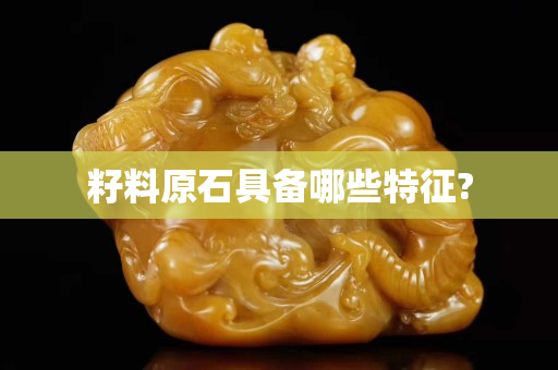 籽料原石具备哪些特征?