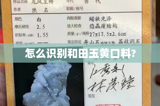 怎么识别和田玉黄口料?