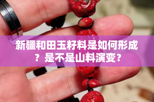新疆和田玉籽料是如何形成？是不是山料演变？