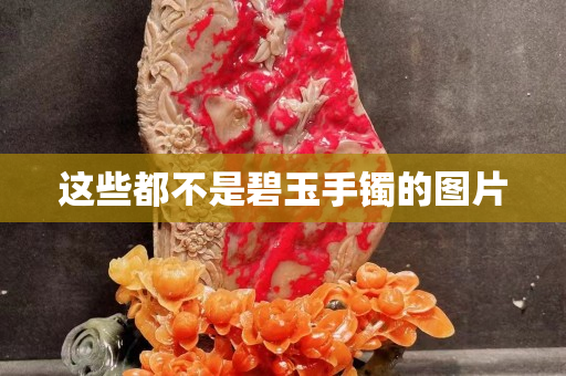 这些都不是碧玉手镯的图片