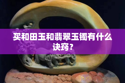 买和田玉和翡翠玉镯有什么诀窍？
