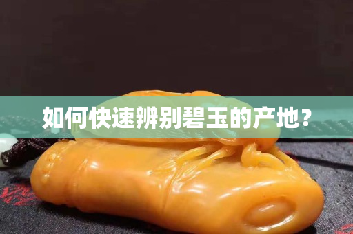 如何快速辨别碧玉的产地？