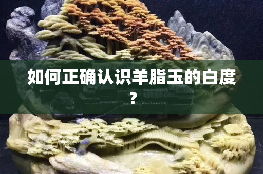 如何正确认识羊脂玉的白度？