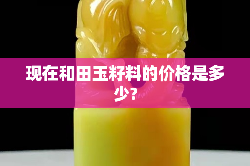 现在和田玉籽料的价格是多少?