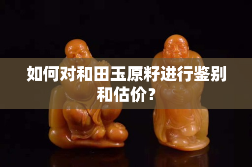 如何对和田玉原籽进行鉴别和估价？