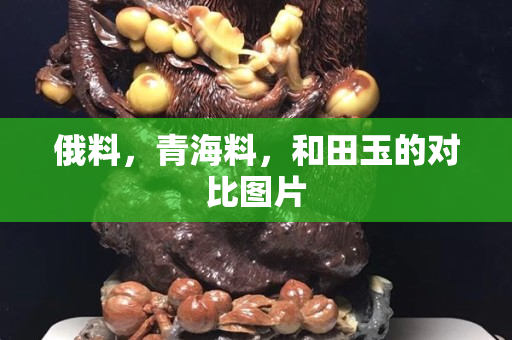 俄料，青海料，和田玉的对比图片