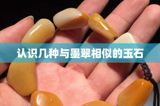 认识几种与墨翠相似的玉石