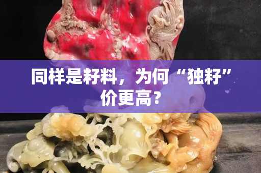 同样是籽料，为何“独籽”价更高？