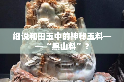 细说和田玉中的神秘玉料——“黑山料”？