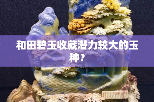 和田碧玉收藏潜力较大的玉种？