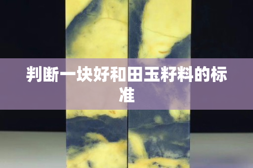 判断一块好和田玉籽料的标准