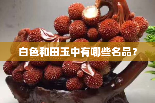 白色和田玉中有哪些名品？
