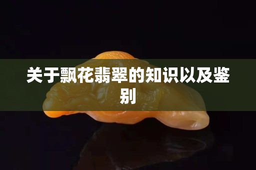 关于飘花翡翠的知识以及鉴别