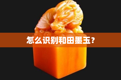 怎么识别和田墨玉？