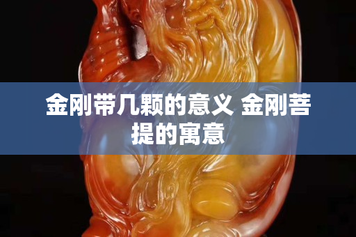 金刚带几颗的意义 金刚菩提的寓意