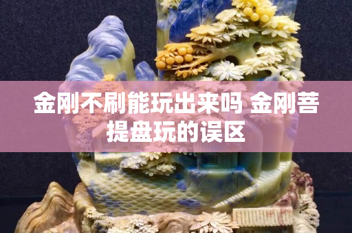 金刚不刷能玩出来吗 金刚菩提盘玩的误区