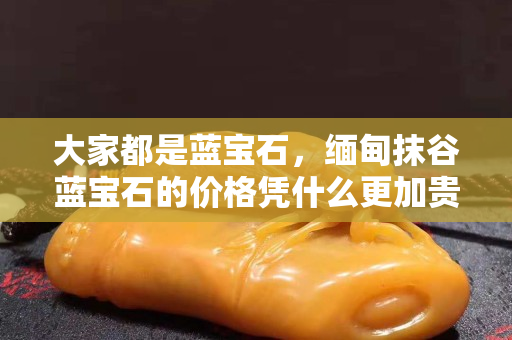 大家都是蓝宝石，缅甸抹谷蓝宝石的价格凭什么更加贵？