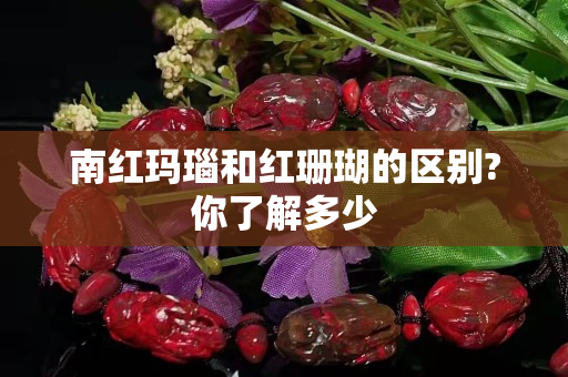 南红玛瑙和红珊瑚的区别?你了解多少