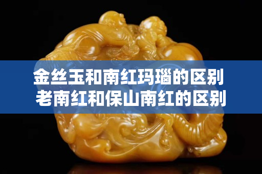 金丝玉和南红玛瑙的区别 老南红和保山南红的区别