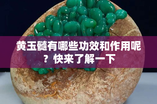 黄玉髓有哪些功效和作用呢？快来了解一下