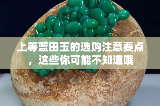 上等蓝田玉的选购注意要点，这些你可能不知道哦