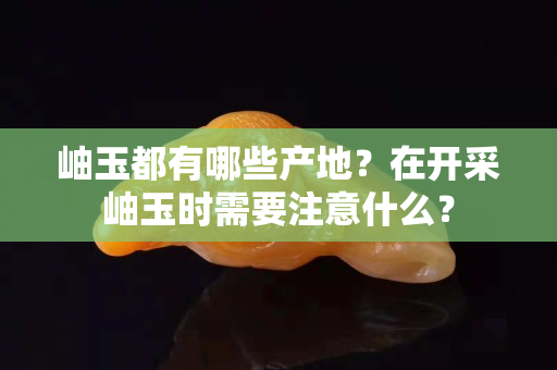 岫玉都有哪些产地？在开采岫玉时需要注意什么？