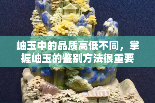 岫玉中的品质高低不同，掌握岫玉的鉴别方法很重要