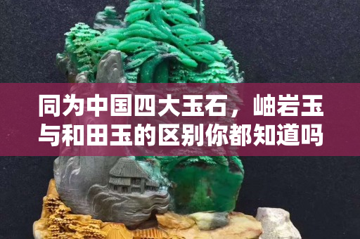 同为中国四大玉石，岫岩玉与和田玉的区别你都知道吗？