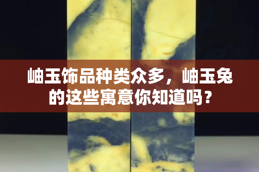 岫玉饰品种类众多，岫玉兔的这些寓意你知道吗？