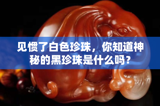 见惯了白色珍珠，你知道神秘的黑珍珠是什么吗？