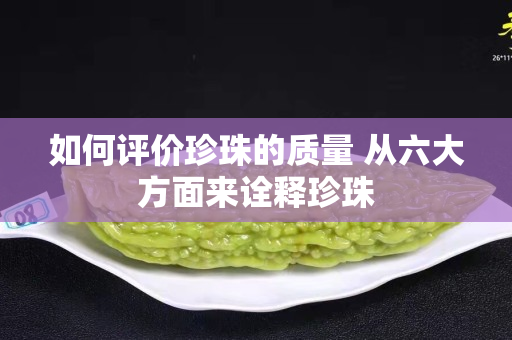 如何评价珍珠的质量 从六大方面来诠释珍珠