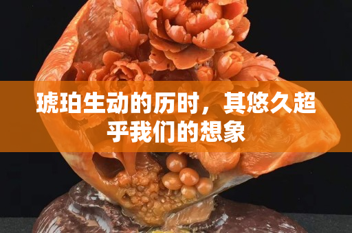 琥珀生动的历时，其悠久超乎我们的想象