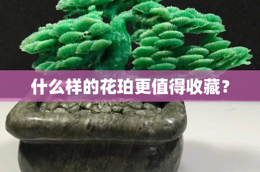 什么样的花珀更值得收藏？