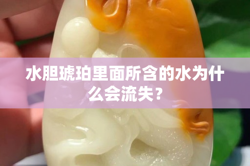 水胆琥珀里面所含的水为什么会流失？