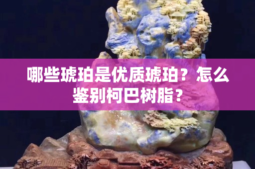 哪些琥珀是优质琥珀？怎么鉴别柯巴树脂？