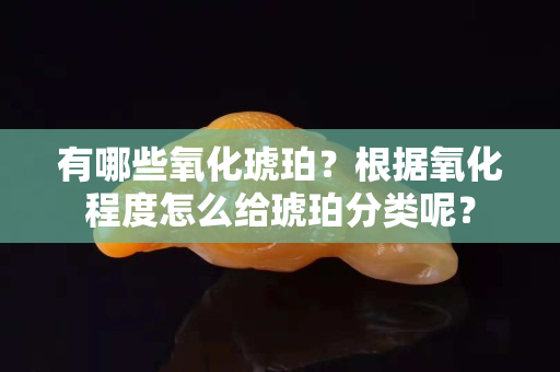 有哪些氧化琥珀？根据氧化程度怎么给琥珀分类呢？