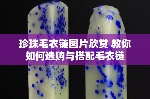 珍珠毛衣链图片欣赏 教你如何选购与搭配毛衣链