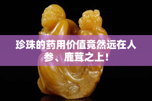 珍珠的药用价值竟然远在人参、鹿茸之上！