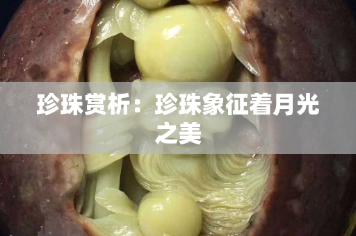 珍珠赏析：珍珠象征着月光之美