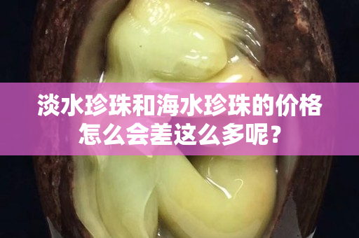 淡水珍珠和海水珍珠的价格怎么会差这么多呢？