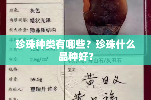 珍珠种类有哪些？珍珠什么品种好？