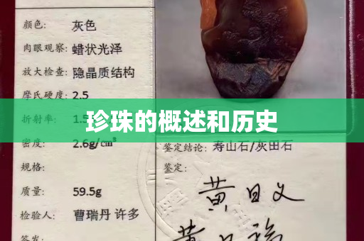 珍珠的概述和历史